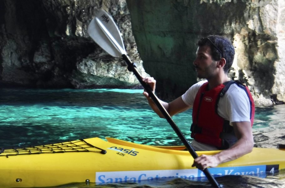 in kayak a Leuca